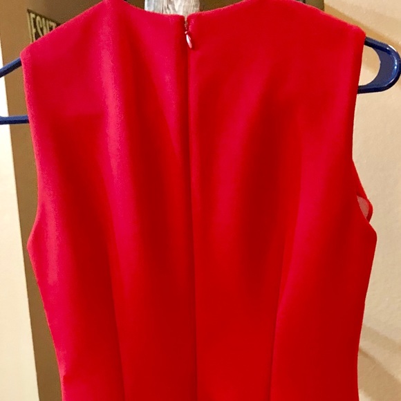 NWT Calvin Klein red dress size 2. Stunning! - Picture 6 of 8
